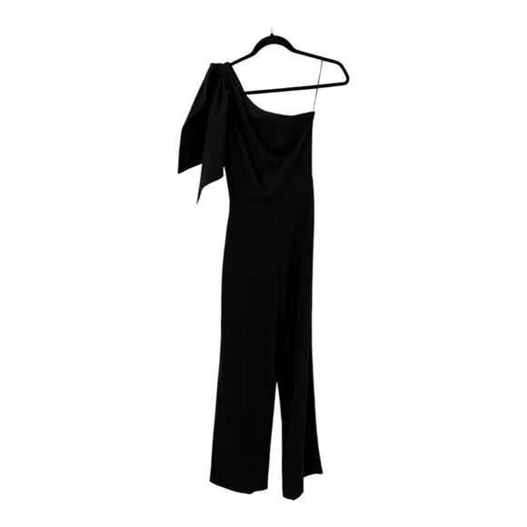 Dress the Population Jumpsuit Tiffany One shoulder black size XX-Small XXS - Picture 2 of 6